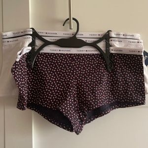 Three pairs of Tommy Hilfiger hipsters. New job with Marshall’s tags, size XL.